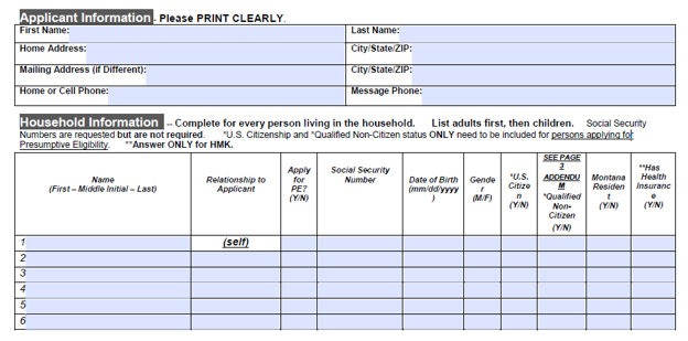household income info